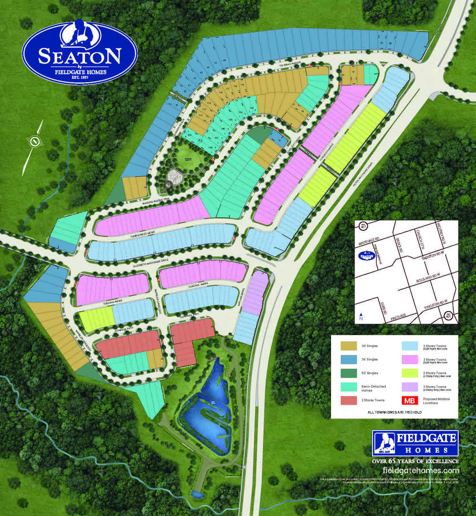 new Homes in pickering for sale